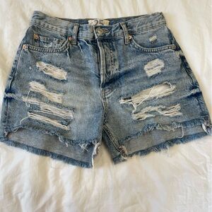 Free People Jean shorts